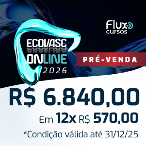 ECOVASC Online 2026 - PRÉ-VENDA - 12x de 570,00