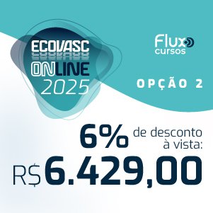 ECOVASC 2025 - Curso Preparatório para Área de Atuação em Ecografia Vascular com Doppler - Fluxo Cursos