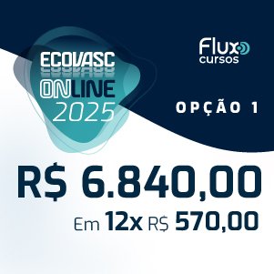 ECOVASC 2025 - Curso Preparatório para Área de Atuação em Ecografia Vascular com Doppler - Fluxo Cursos