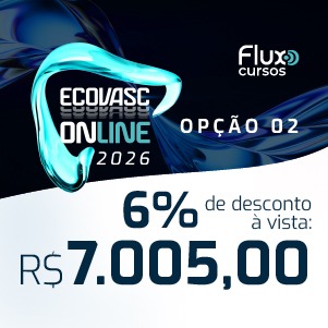 ECOVASC 2026 - CURSO PREPARATÓRIO PARA PROVA DE ÁREA DE ATUAÇÃO EM ECOGRAFIA VASCULAR - FLUXO CIRURGIA VASCULAR